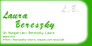 laura bereszky business card